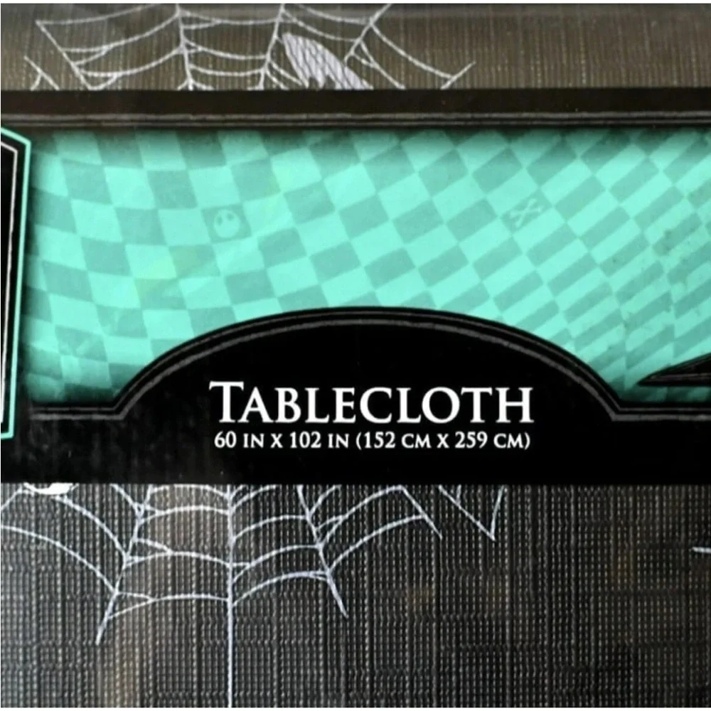 Lot of 3 Nughtmare Before Christmas Tablecloth Jack‎ Skellington Sally Vinyl